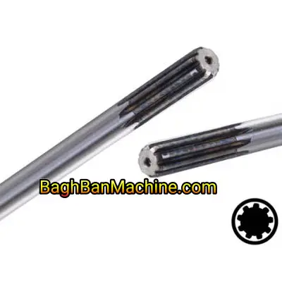 شفت فلزی علفزن دوشی ۹*۹ - Image 1