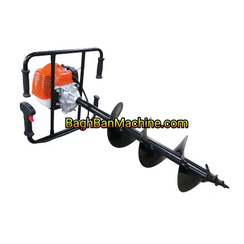 چاله کن دو نفره چاله کن ۲ نفره پویا با موتور ۵۲ سی سی - Image 1