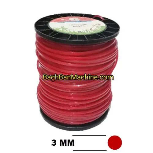 نخ قرمز 3میل 260متری نخ علفزن 3 میل 260متری قرمز گرد - Image 1