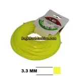 نخ علفزن 3.3 میل 15متری زرد 4 گوش