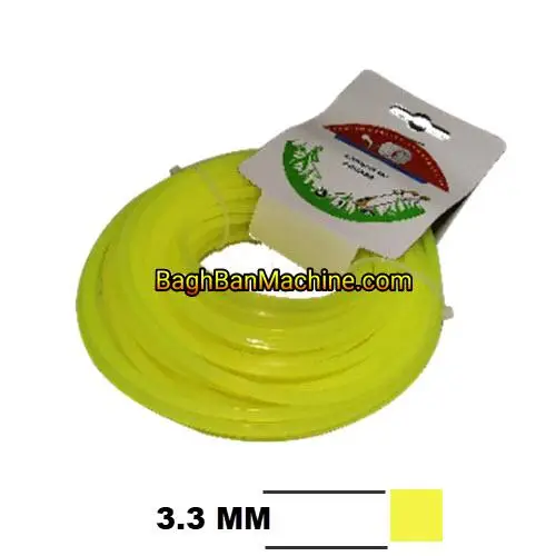 نخ زرد3.3 میل 15متری 4گوش نخ علفزن 3.3 میل 15متری زرد 4 گوش - Image 1