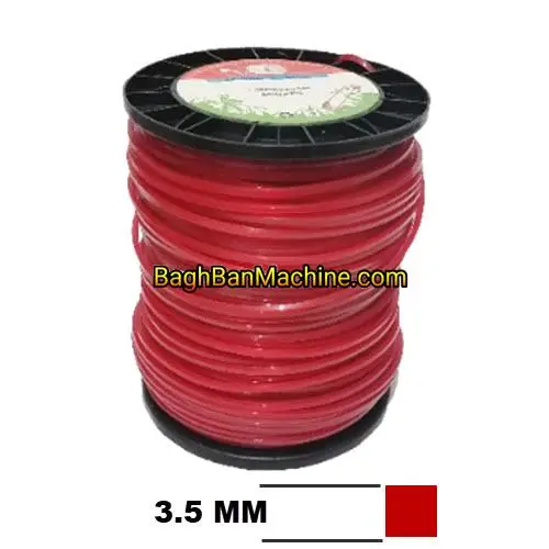 نخ قرمز 3.5میل 205متری نخ علفزن 3.5 میل 205متری قرمز 4 گوش - Image 1